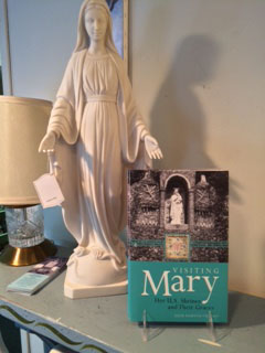 Visiting Mary (book) on display at St Mary's Bookstore